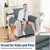 MAXIJIN Waterproof Chair Cover Chair Slipcovers, 23.5" Quilted Armchair Cover