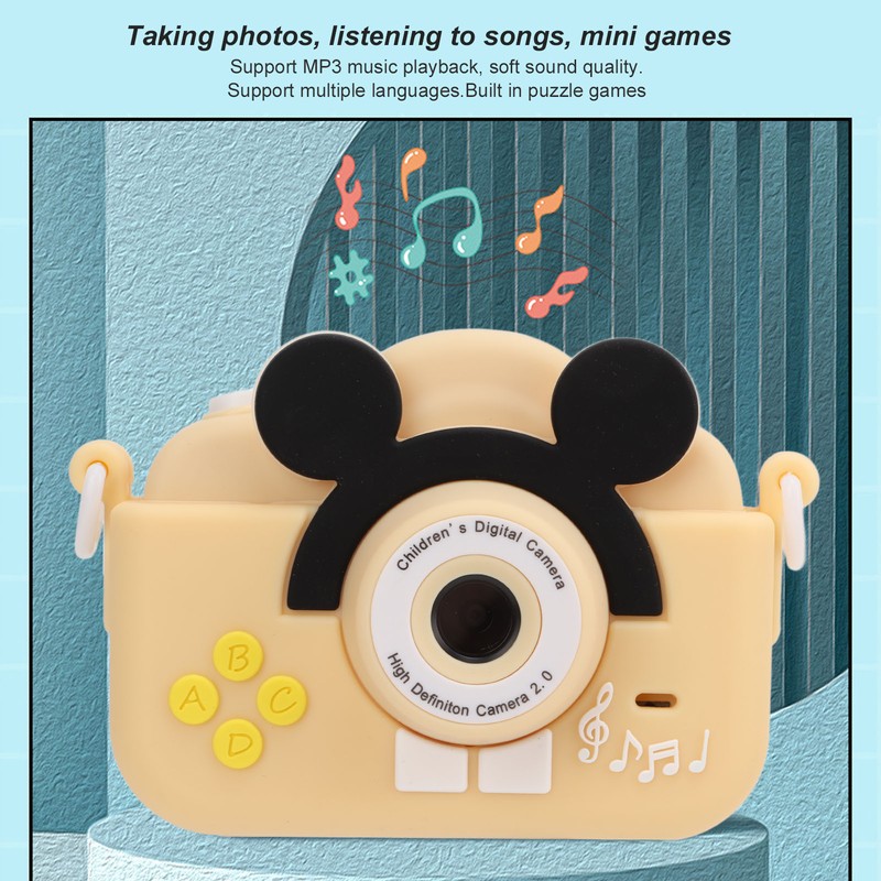 Kids Mini Digital Camera 2 Inch Screen 2MP High Definition