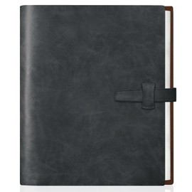 Miaikoe Photo Album 6 x 4 320 Photos Genuine Leather Cover Album with 20 Pieces Kraft Paper Scrapbook Holds 320 10 x 15 cm Vertical Photos for Family Wedding Baby Graduation (Black)
