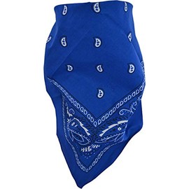 normani Pack of 2 to 100 Bandanas Made of 100% Cotton, Colour: Olive/Black, Size 10 Pieces