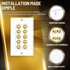 TNP Home Theater Wall Plate - Banana Plug Wall Plate,