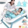 NS Bañera Tina De Baño Para Bebe Plegable Antideslizante+cojín