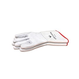 Vollum High-Heat 572° Fahrenheit Suede Oven Gloves, 1 Pair (17 Inch)