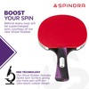 Spindra Performance Level Ping Pong Paddle, Intermediate/Advanced Table Tennis Paddle