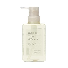 Muji 83451530 Sensitive Moisturizing Body Soap, Liquid Type, 13.5 fl oz (400 ml)