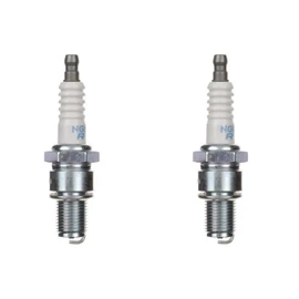 2 x spark plug BR9ES BR-9 ES spark plugs set of 2 motorcycle scooters compatible with: 0242255502 W2CC W3CC W4CC WR3CC WR3CP 7529 7530 818 8902 N2C NR2C OE091 OE091/T10 QN2 QN2 QN 2C RN22 RN2C 805