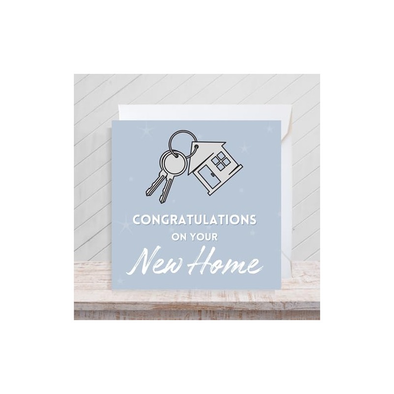 Second Ave New Home Square Card Congratulations New House Greeting