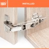 TOUCH Cabinet Hinges (1 Pair, 2 PCS) Frameless 165 Degree