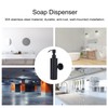 200ml Round Soap Dispenser WallMounted Shampoo Shower Gel Container Bathroom