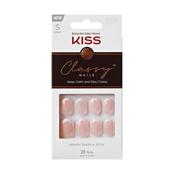 KISS KISS Classy Nails, Press-On Nails, Nail glue included, 'Exclusive