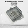 Standard IP66 Waterproof Wall Outlet Wall Mounted Concealed Plug Adapter