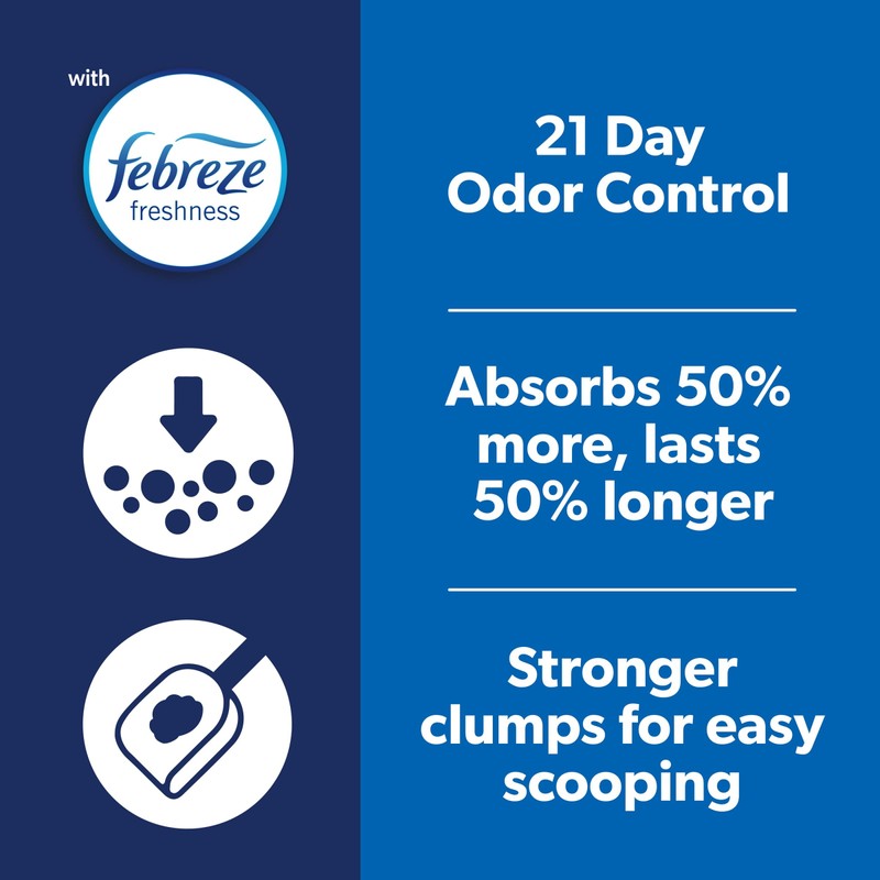 Fresh Step Outstretch Advanced Long Lasting Clumping Litter with Febreze