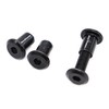 binifiMux 10-Pack Hex Socket Cap M6x15mm Black Bolts Connecting Cap