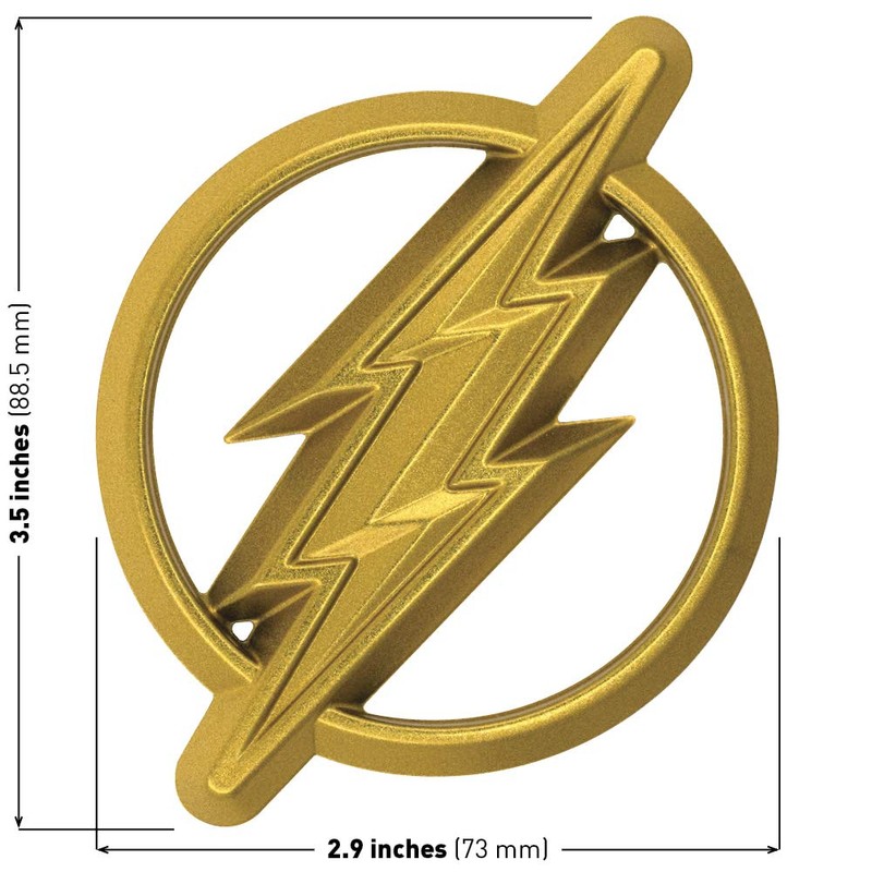 Fan Emblems The Flash 3D Car Badge - Classic Logo