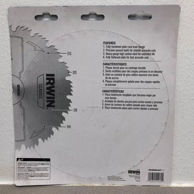 Irwin 10 in. D X 5/8 in. Classic Steel Circular