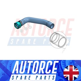Radiator Upper Hose Excluding Plastic Pipe For PEUGEOT Boxer (2011 - Onwards) 1366739080, 1606662280 - AUTORCE