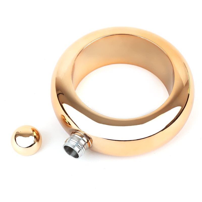 TOPTIE Bracelet Flask present for Women with Funnel, 3.5 oz