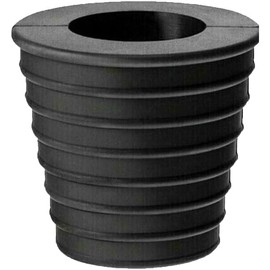 Zodazoqa Umbrella Cone Wedge Parasol Base Stand 1.5 Inch/ 38 mm Patio Table Hole Ring Plug for for Table Hole in Patio,or Keep Stability Table Umbrella Hole Opening or Parasol Base Stand (Black)