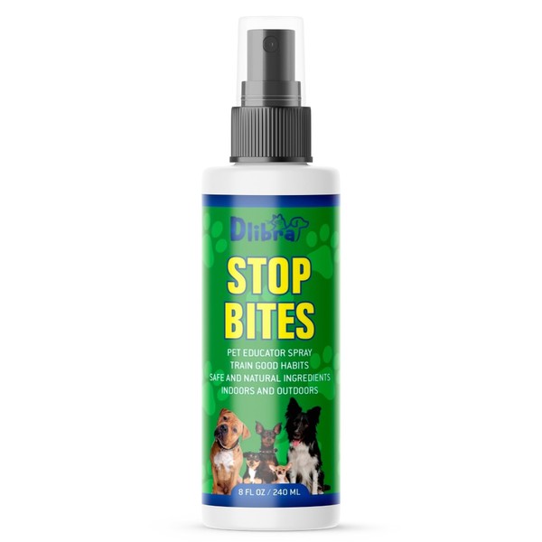 Dlibra Stop Bites Spray for Dogs – Natural Anti-Chew Spray