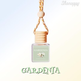 Scented Car Air Freshener - Hanging Aromatherapy For Long Lasting Scent Perfume, Car Air Freshener Diffuser Pendant Decoration for Car Lovers Gift:_Gardenia