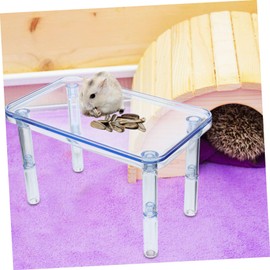 SUPVOX Two-Story Chinchilla Bed Cage Decorative Hamster Platform Hamster Toy Accessory Small Pet Cage Decor