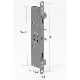 Windoor Dual Point Mortise Lock for Sliding Patio Doors – 11" Replacement Lock with Square Drive | 2-Point Latch for Sliding Glass Door Repair and Security (DL-800)