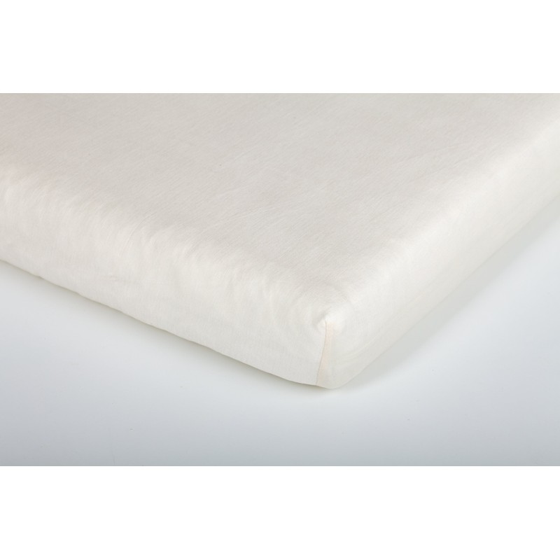 Traeumeland TT05001 Organic Fitted Sheets, 40 x 90 cm, Natural