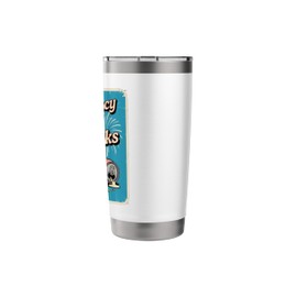 Democracy Is Dying But Hey Nice Fireworks 4th of July Retro Stainless Steel Insulated Tumbler