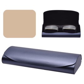 Philley Aluminum Ultra-Light Eyeglasses Case Hard Shell Nearsighted Glasses Case for Women & Men (B-Blue)