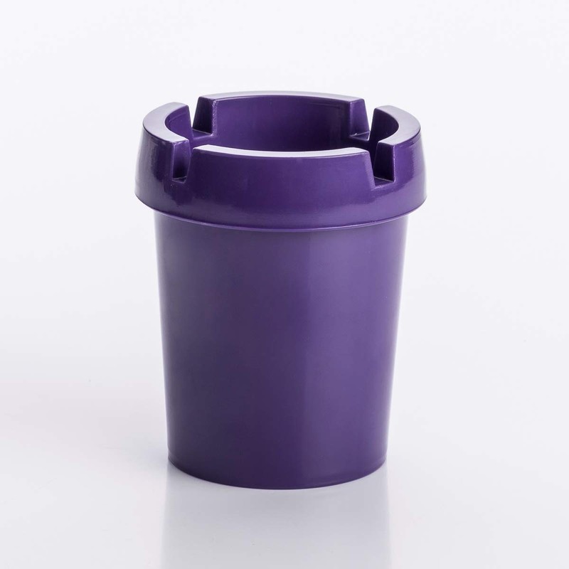 LST 5x Ashtray Storm Ashtray Smokeless Drinks Purple Plastic