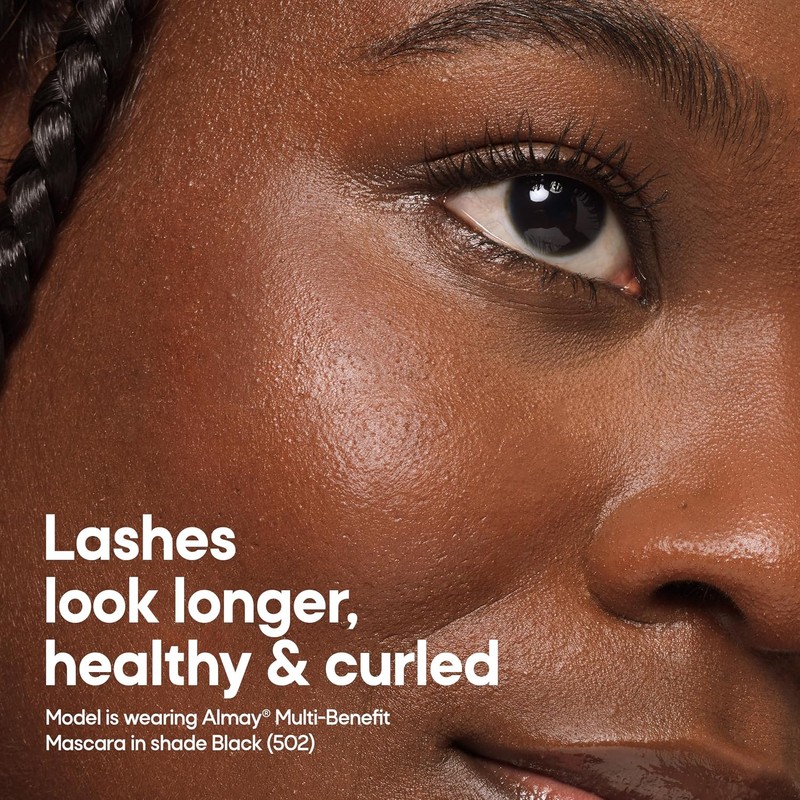 Almay Multi-Benefit Mascara, Blackest Black, 0.24 Fl. Oz., 0156 pounds,