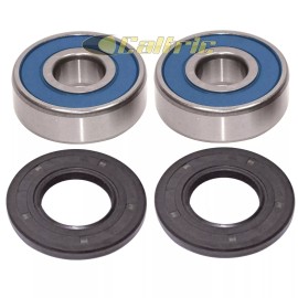 Caltric Front Wheel Ball Bearing And Seals Kit for Kawasaki VN800 Vulcan 800 1995-2005