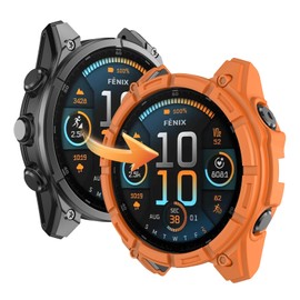 OVERSTEP Case Cover Compatible with Garmin Fenix 8 47mm Solar,Soft Anti Drop Replacement Protective Cases Smart Watch Accessories.