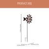 Baluue Wind Spinners Metal Windmill Decor, 28.7" Farmhouse Windmill Stake