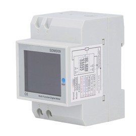 LCD Multimeter Rail Mount Digital Meter Voltage Current Power Tester with Transformer AC40‑300V