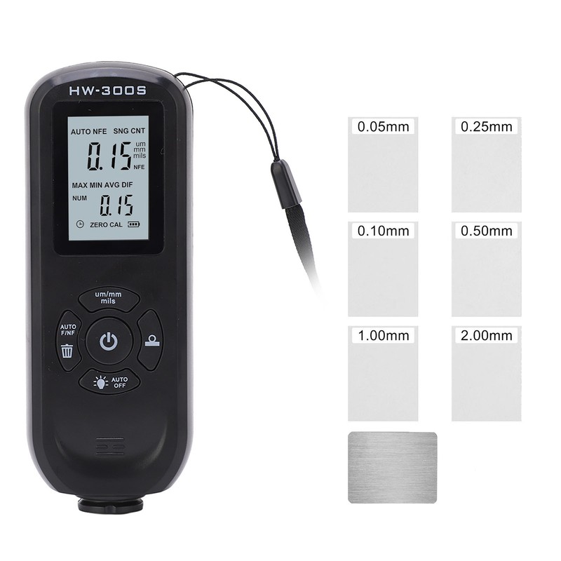 Paint Thickness Gauge Coating Depth Meter Tester Digital Display 3