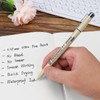 Extra Fine Point Writing Pens: 6 Black Ultra Thin 0.25mm