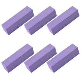 20 Pieces Nail Buffer Block 4 Sided Nail Sanding Buffer Nail Buffing Block Nail Polish Buffer Block Manicure Buffer Block Nail Buffer Sanding Block for Natural and Acrylic Nail, Purple