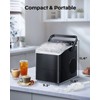HOMEZAY Ice Maker Countertop, 9 Cubes Ready in 6 Mins,