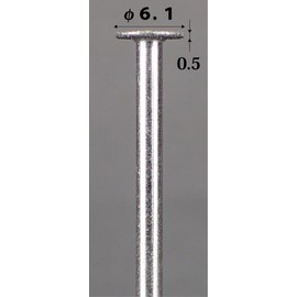 Argofile EGC2005 Electroplated Diamond Bit, Mini Cutting Disc, 0.02 inch (0.5 mm) Thick, Pack of 2