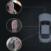 JNNJ Bling Rhinestone Leak-Proof Portable Rubbish Bin for Cars Portable