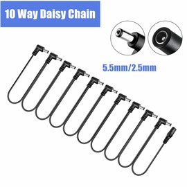 CJP-Geek 10-Way Daisy Chain Cable Replacement for Electric Guitar Effect Pedal Power Adapter