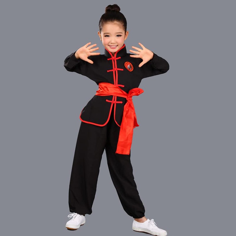 YEMYIQZ Kids Kung Fu Clothing Traditional Tai Chi Uniforms for