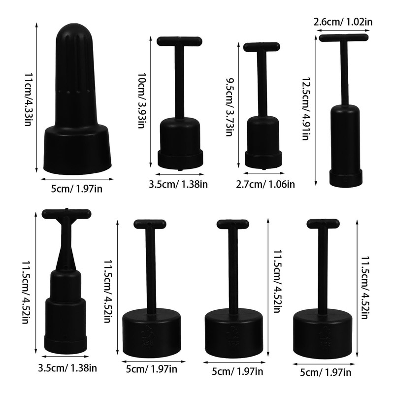 Luxshiny All-in-one Light Socket Ring Tool Kit Nonslip ABS Wrench