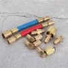 Air Conditioning Cooling Kit, 8 Pieces/Set Hoses R134A R12 R-12A