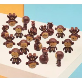 Unbranded Little Monkey Tumbler Toy (5)- Kids' Parties Rewards Stocking Grab Bag Gift