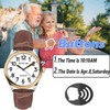 MAUJOY British English Talking Watch for Women,Big and Loud Sound,