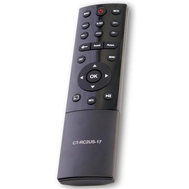 New CT-RC2US-17 CTRC2US17 Remote Control Compatible with TOSHIBA 32L221U 55L621U 49L621U 43L621U 65L621U 55L421U Smart 4K LED HDTV TV