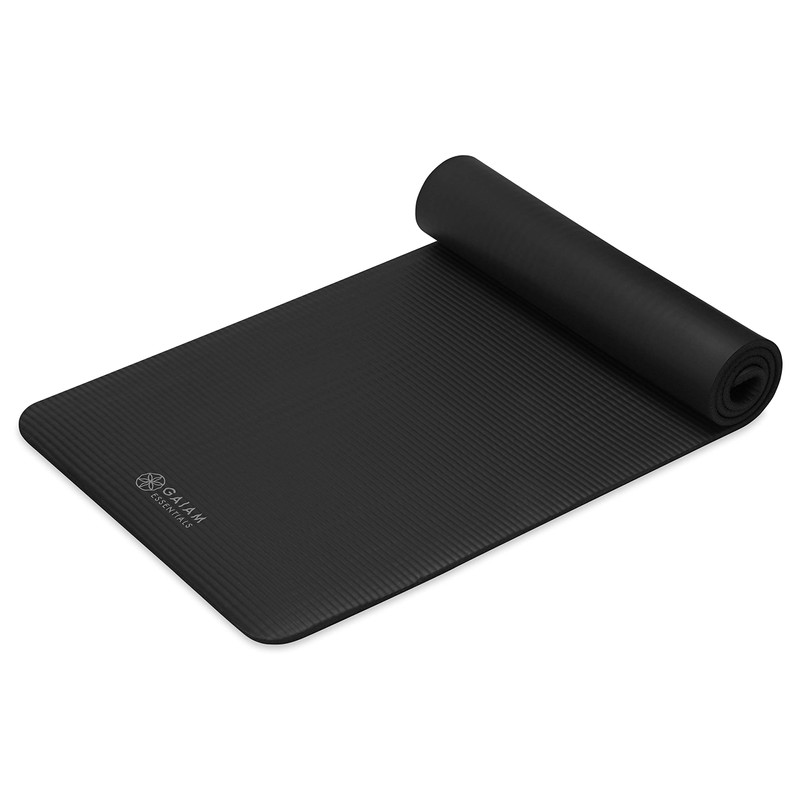 Gaiam Essentials Thick Yoga Mat Fitness & Exercise Mat with