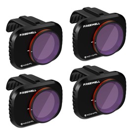 Freewell Bright Day - 4K Series - 4 Pack Filters Compatible with Mavic Mini/Mini 2/Mini SE/Mini 2 SE